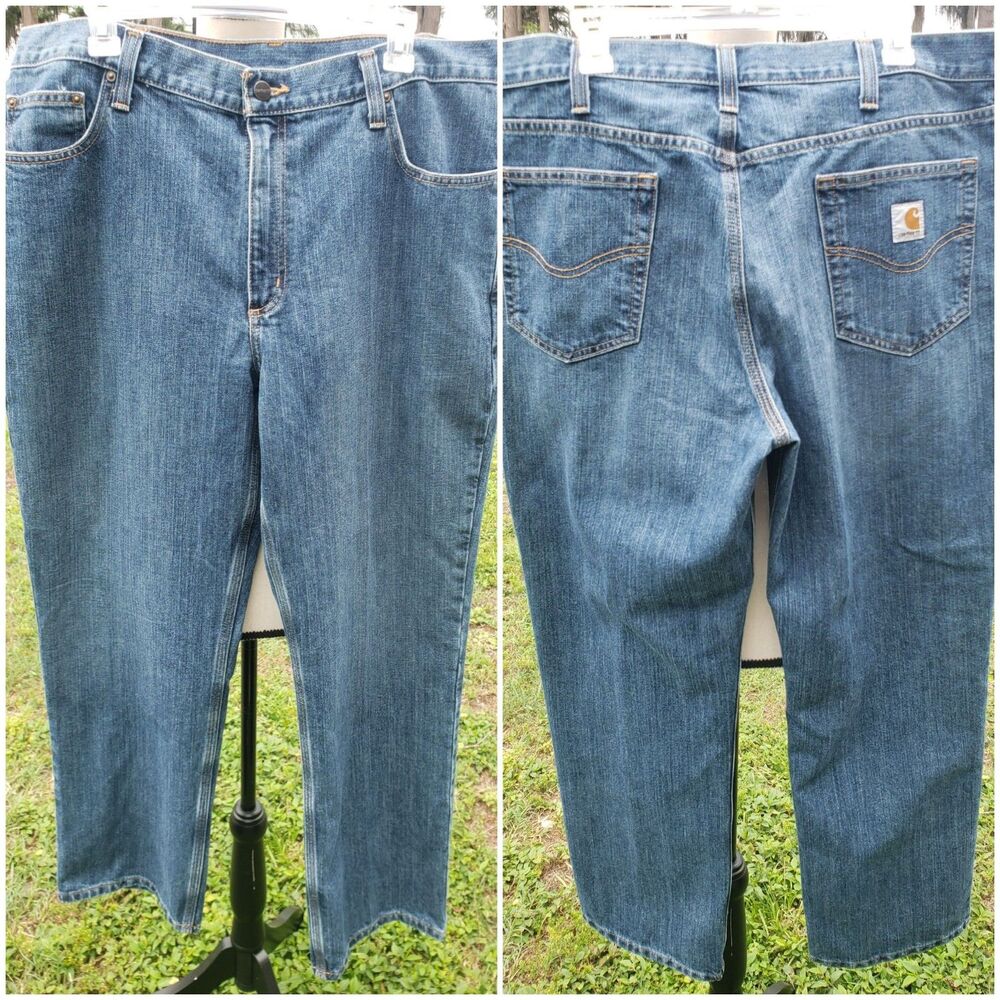 Carhartt Relaxed Fit Jeans Carpenter Style Work Pants Size 38x30